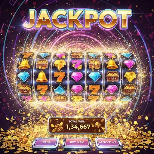 777bar jackpot slot win